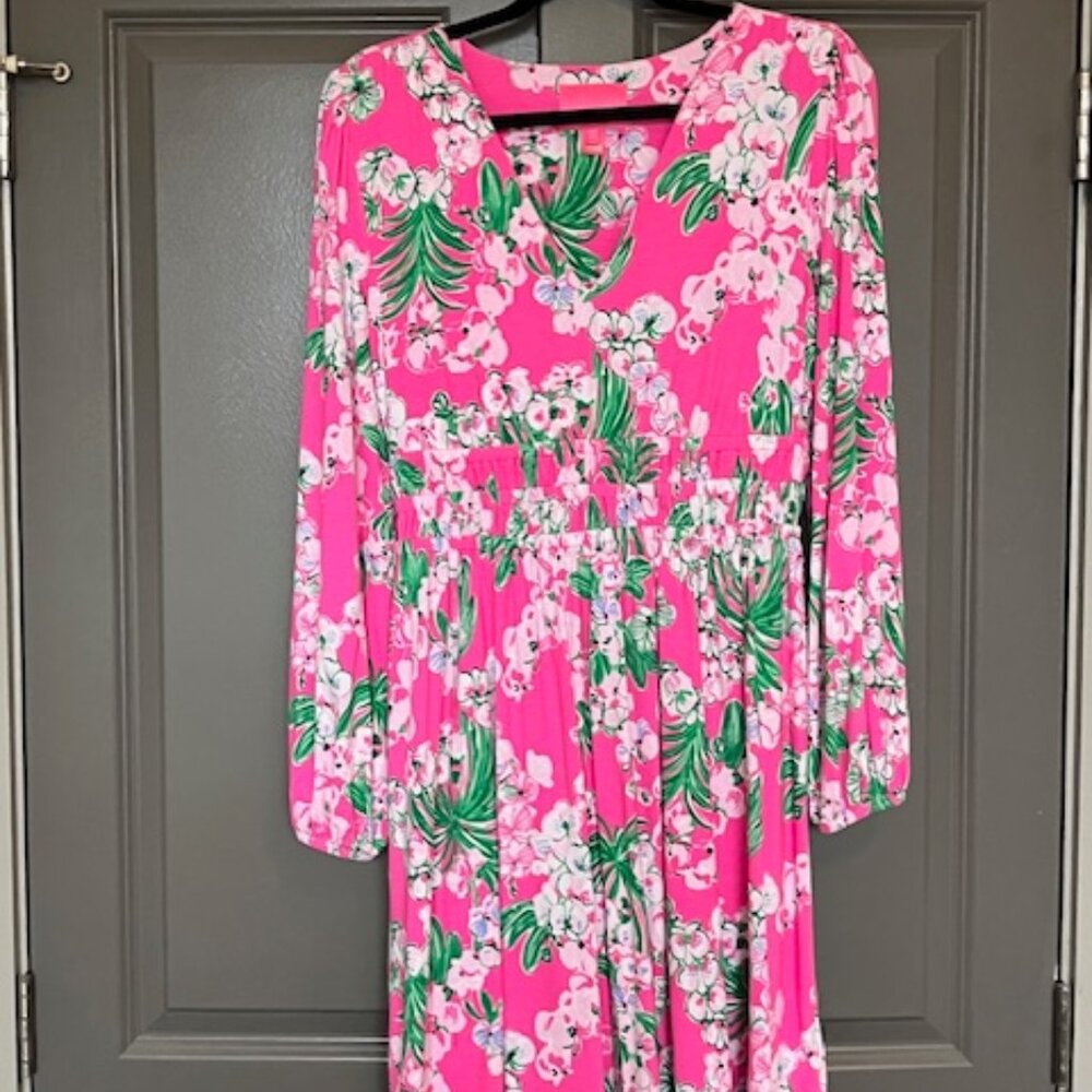 Lilly Pulitzer Calla Long Sleeved Dress M *New* WO Tags